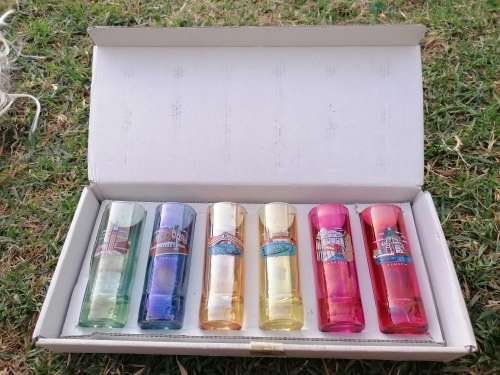SET OF 6 VINTAGE VENEZIA VENICE THEMED LIQUOR GLASSES BEAUTIFUL COLOR ITALY