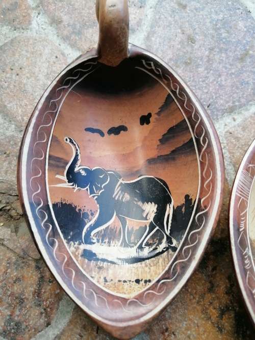 Lovely african art on carved stone