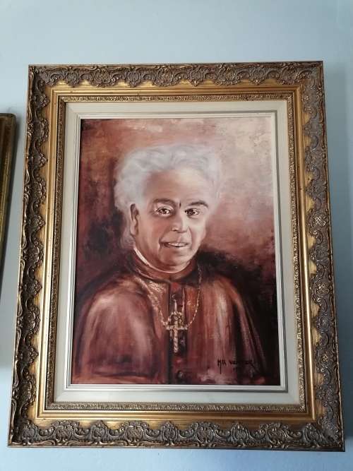 Frans Claerhout Portrait by Renowned Mia Venter