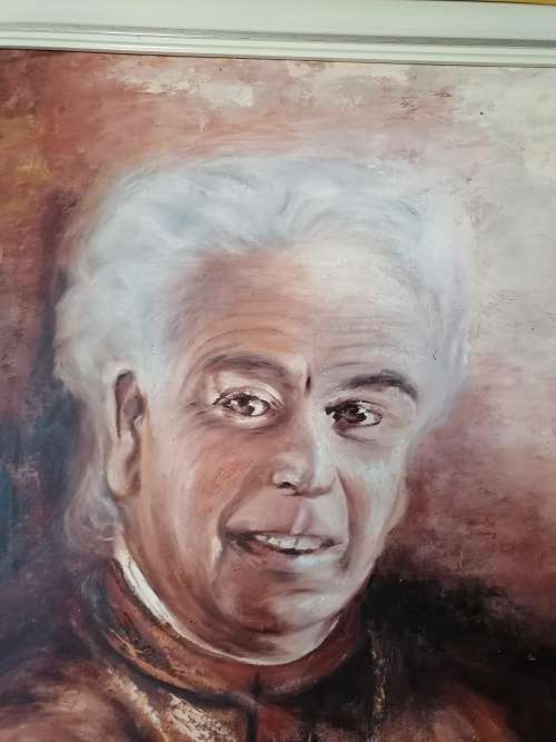 Frans Claerhout Portrait by Renowned Mia Venter