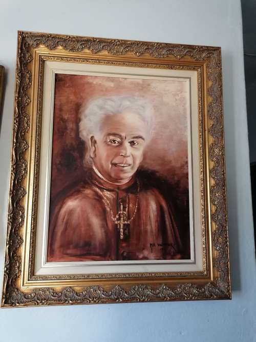 Frans Claerhout Portrait by Renowned Mia Venter