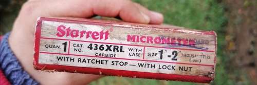 Starrett  MICROMETER CALIPER  MANUFACTURED BY  RE STAR COOL  THE L. S. STARRETT COMPANY LIMITED