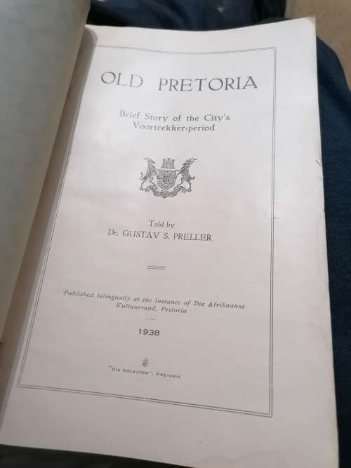 OU PRETORIA GUSTAV PRELLER 1938