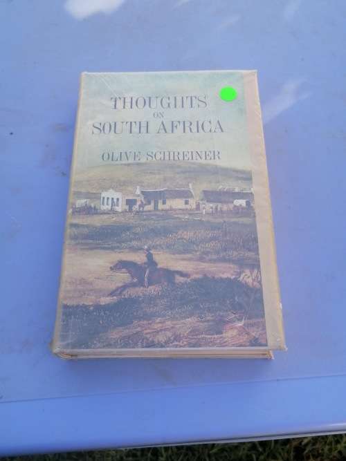 Olive Schreiner  THOUGHTS ON SOUTH AFRICA  Published: Africana Book Society, Johannesburg, 1976