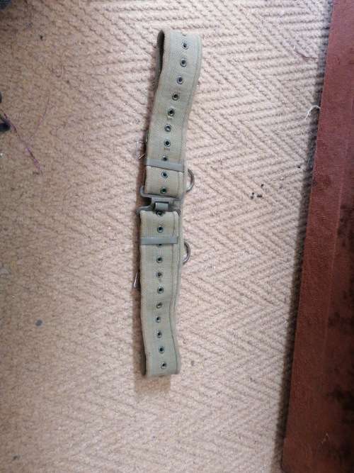 1960s pattern web belt