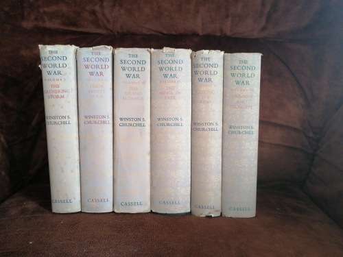 The Second World War By Winston S Churchill Volumes 1-6 By Cassell