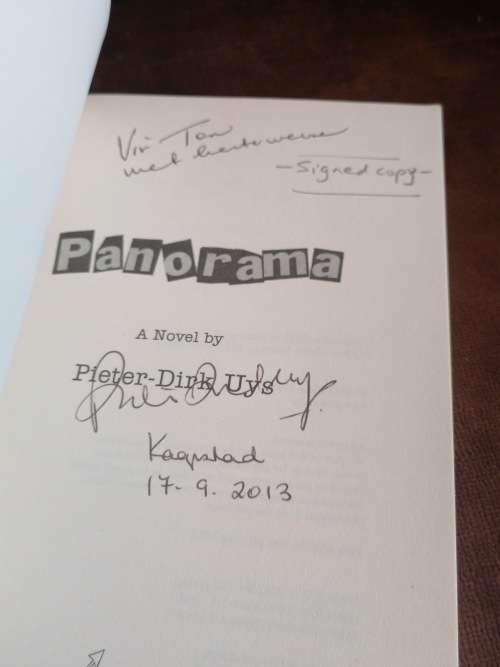panorama signed by pieter dirk uys