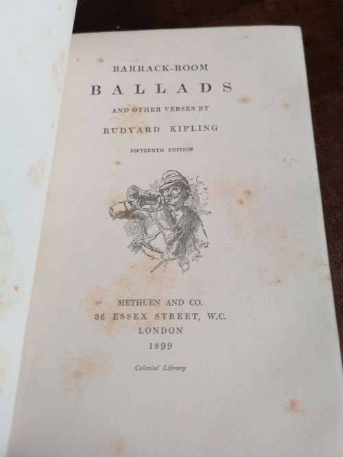 BARRACK-ROOM  BALLADS  AND OTHER VERSES BY RUDYARD KIPLING  FIFTEENTH EDITION  METHUEN AND CO