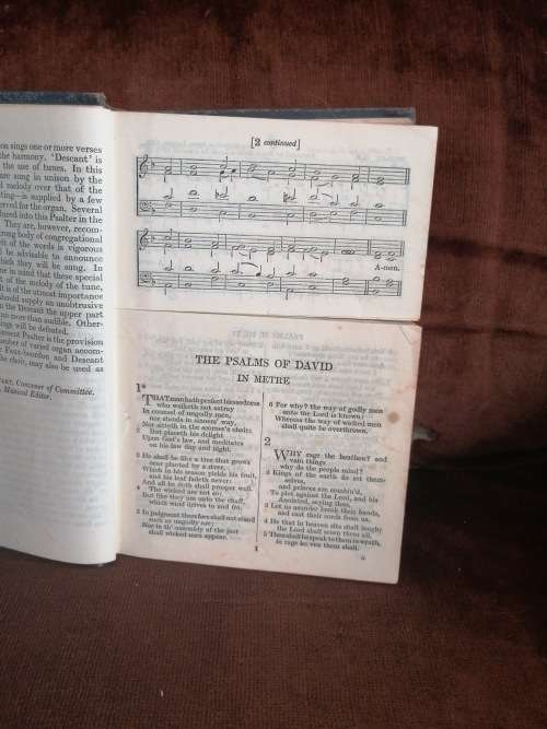 THE SCOTTISH PSALTER 1929  METRICAL VERSION AND SCRIPTURE PARAPHRASES  With Tunes
