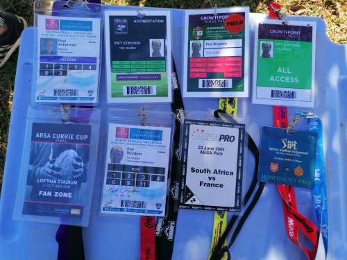 8 ACCREDITATION PASSES - ALL FOR ONE BID
