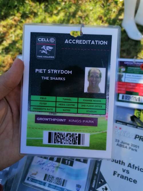 8 ACCREDITATION PASSES - ALL FOR ONE BID
