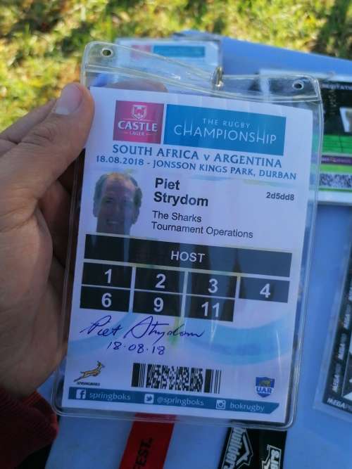 8 ACCREDITATION PASSES - ALL FOR ONE BID