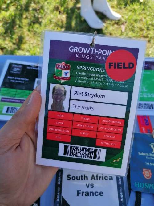 8 ACCREDITATION PASSES - ALL FOR ONE BID