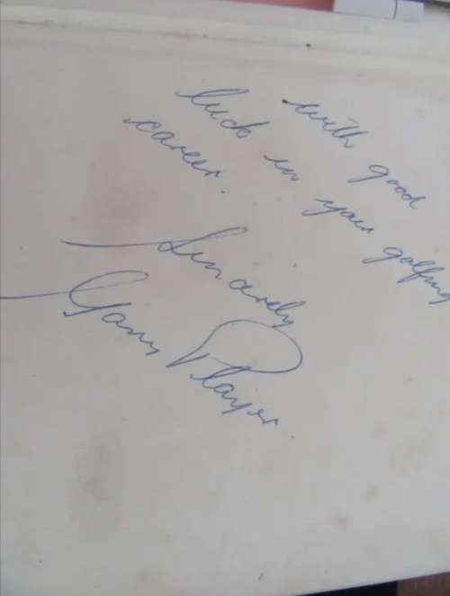 TWO GARY PLAYER BOOKS - ONE SIGNED - AND GOLF SHIRT