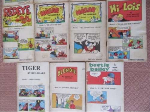 VINTAGE TRENDY BOOKS COMICS