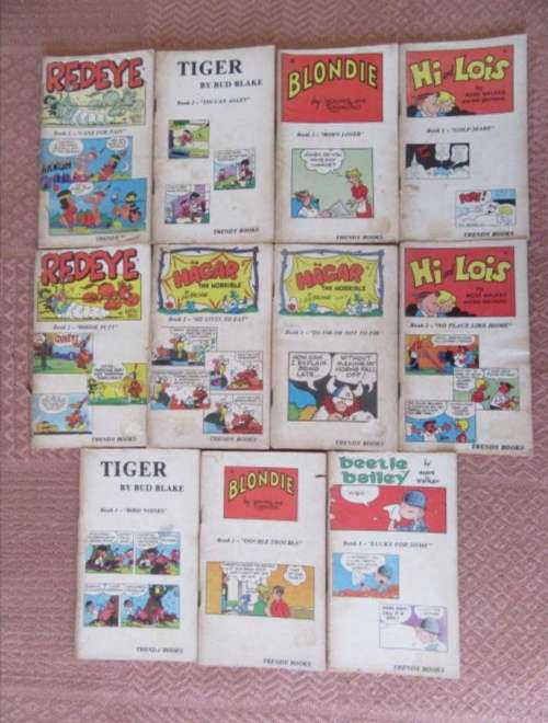 VINTAGE TRENDY BOOKS COMICS