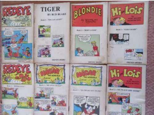VINTAGE TRENDY BOOKS COMICS