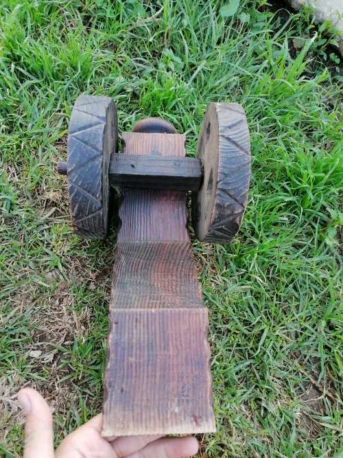 Stunning Large wooden Canon  43cm x 19cm x 25cm