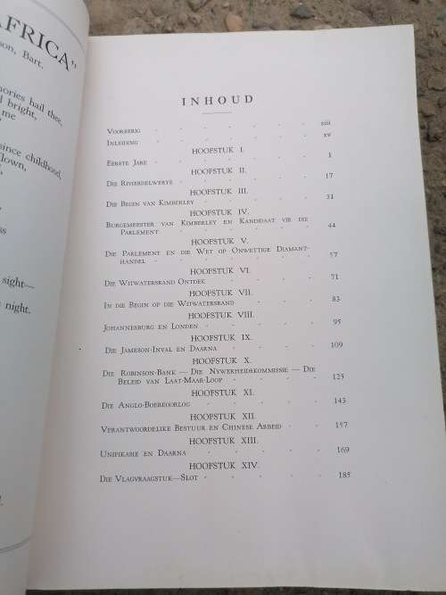 DIE LEWENSGESKIEDENIS VAN SIR JOSEPH ROBINSON 1932 FIRST EDITION