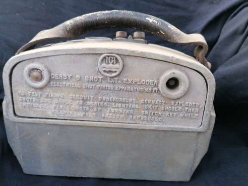 ici derby 6 shot exploder mining miners colliery pit memorabilia