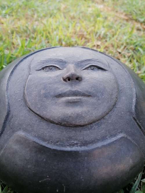 Unusual black pottery