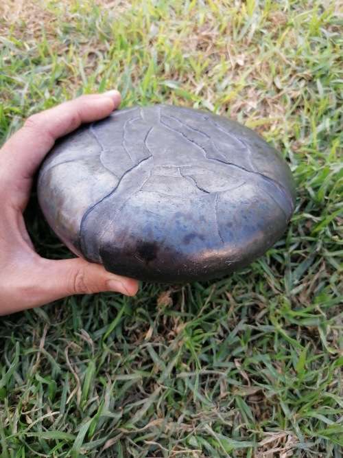 Unusual black pottery