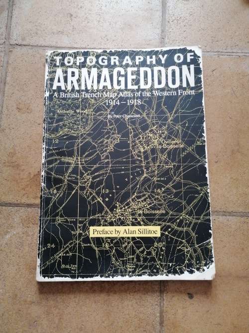 Topography of Armageddon: British Trench Map Atlas of the Western Front, 1914-18 Paperback