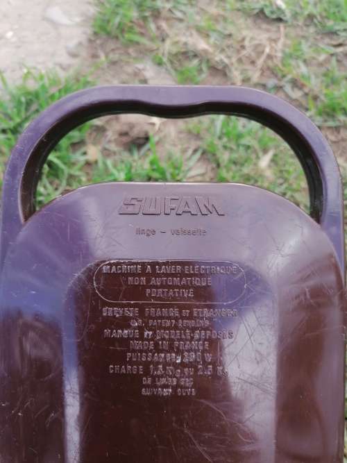 Mini electric washing machine sufam vintage 1950s