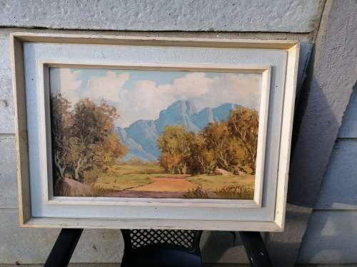 Investment art Stunning Gawie Cronje Land Scape Painting