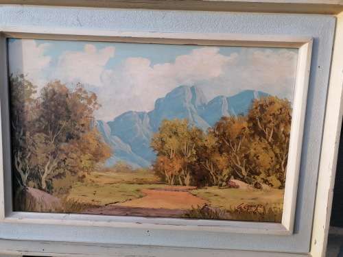 Investment art Stunning Gawie Cronje Land Scape Painting
