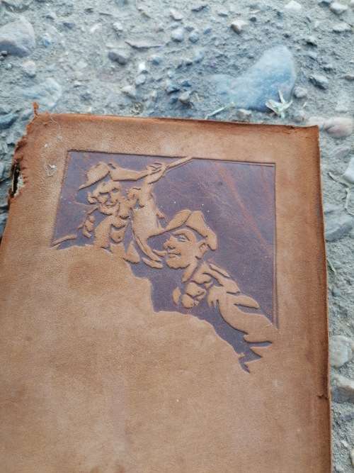 Song of the Dardanelle 1916 leather cover
