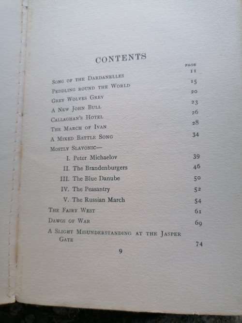 Song of the Dardanelle 1916 leather cover