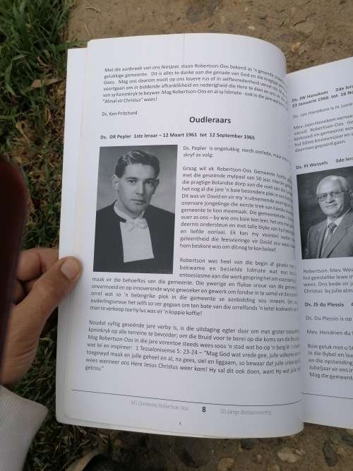 NED. GEREF. GEMEENTE ROBERTSON OOS 1960 - 2010 FEESALBUM