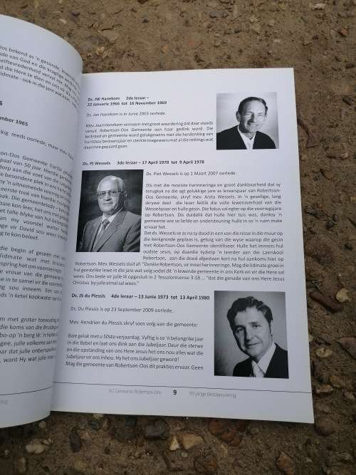 NED. GEREF. GEMEENTE ROBERTSON OOS 1960 - 2010 FEESALBUM