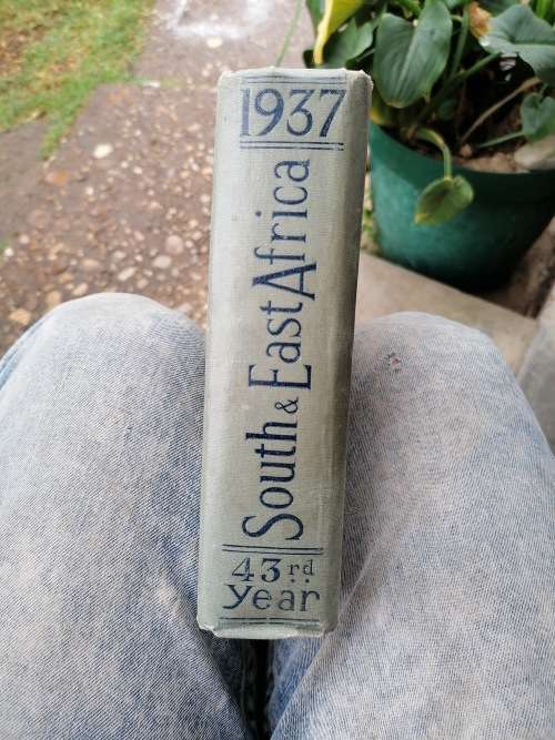THE SOUTH AND EAST AFRICAN YEAR BOOK AND GUIDE FROM 1937 WITH ATLAS