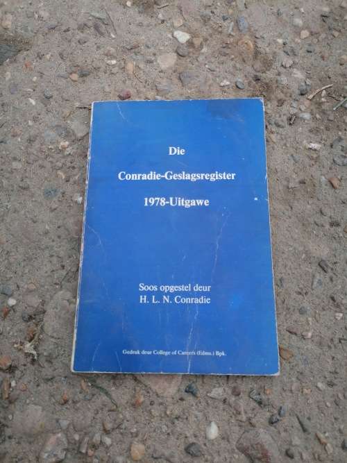 Die conradie geslag register 1978 uitgawe