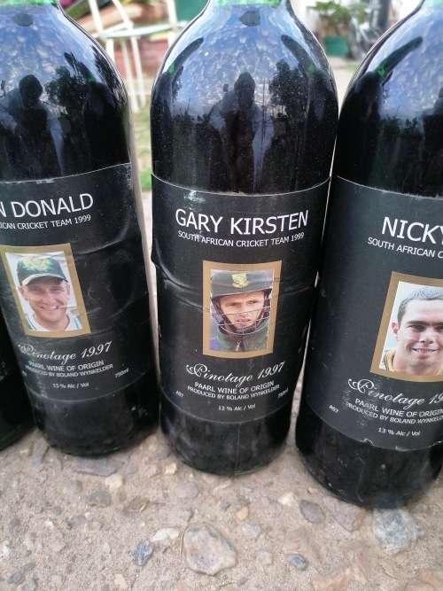 RARE 1999 SA cricket team special release wine collection