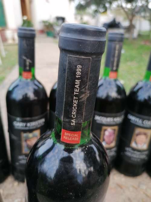 RARE 1999 SA cricket team special release wine collection