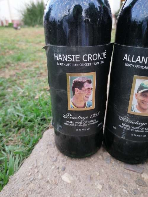 RARE 1999 SA cricket team special release wine collection