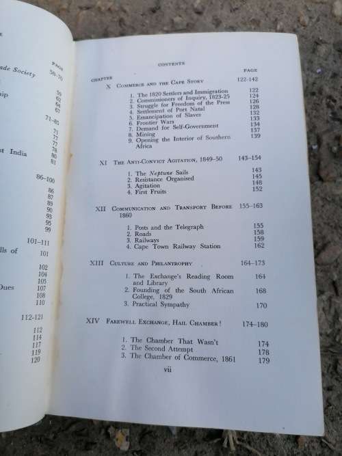MEN OF GOOD HOPE THE STORY OF THE CAPE TOWN CHAMBER OF COMMERCE 1804-1954