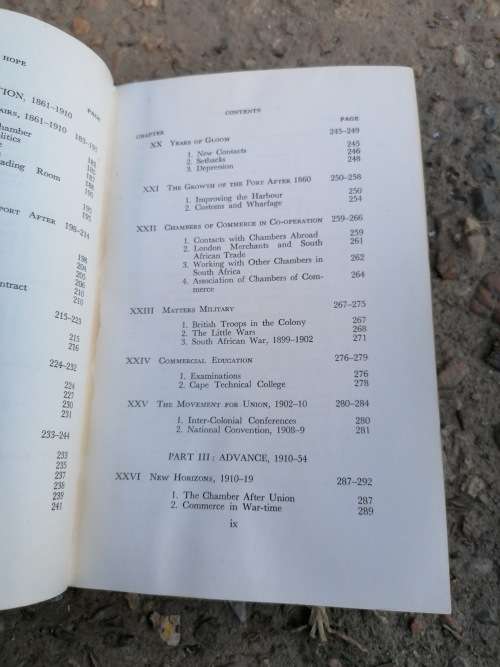 MEN OF GOOD HOPE THE STORY OF THE CAPE TOWN CHAMBER OF COMMERCE 1804-1954