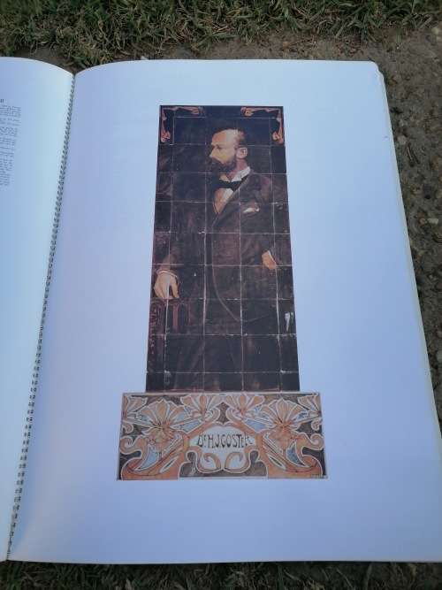Historic Tableaux on Tiles / Historiese Tablos op Teëls  Dr C.J Scheepers Strydom (Afrikaans) Mr H