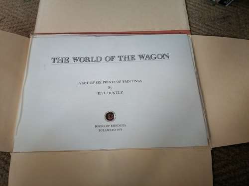 The World of the Wagon. A Set of Six signed Prints by  Jeff Huntley Limited edition
