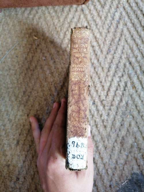 Arthur Conan Doyle - The Great Boer War, Thomas Nelson and Sons 1903 cover lose