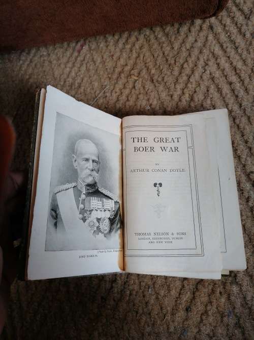 Arthur Conan Doyle - The Great Boer War, Thomas Nelson and Sons 1903 cover lose