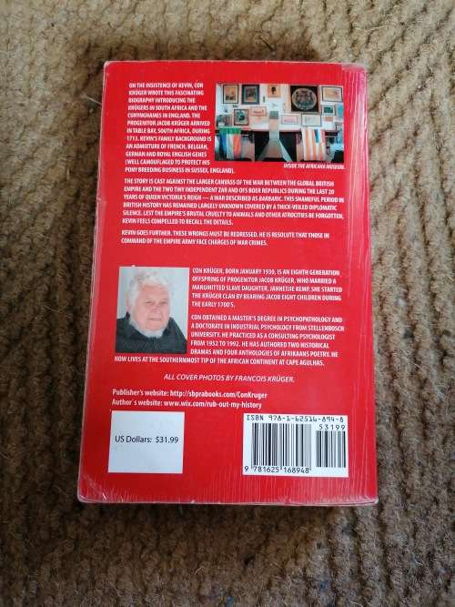 rub out my history by con kruger. Author made some corrections in book