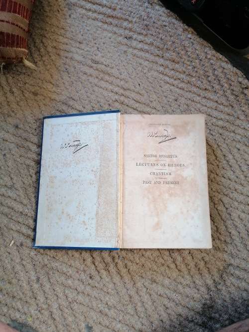Book Sartor Resartus Lectures on Heroes Chartism by Thomas Carlyle 1888