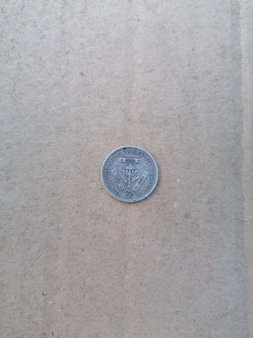 1934 union 3d Silver (.800)