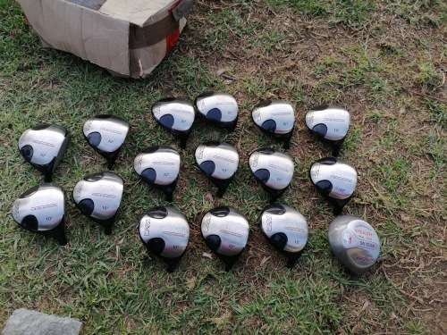 Golf glub heads from golf shop that closed. Bid per item