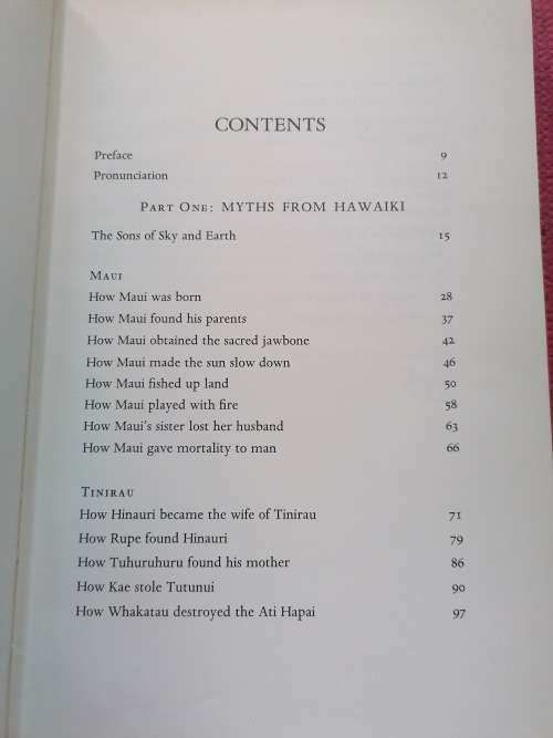 Maori myths and tribal legends Alpers, Antony Published by Murray, 1964